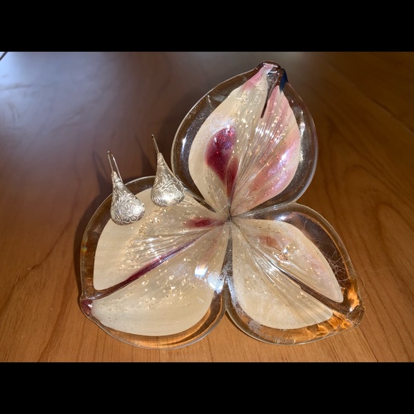 Sterling silver teardrop earrings - Picture 2 of 4